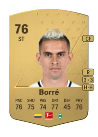 Rafael Santos Borré Common 76 Overall Rating