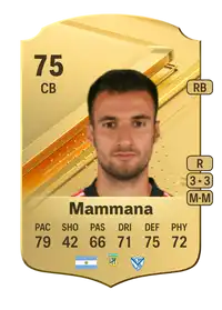 Emanuel Mammana Rare 75 Overall Rating