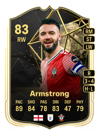Adam Armstrong Team of the Week 83 Overall Rating