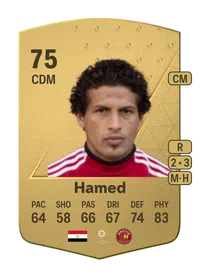 Tarek Hamed Common 75 Overall Rating