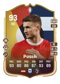 Stefan Posch UEFA EURO Make Your Mark Plus 93 Overall Rating