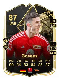 Robin Gosens Team of the Week 87 Overall Rating