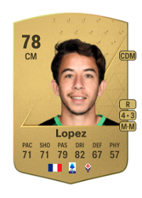 Maxime Lopez Common 78 Overall Rating