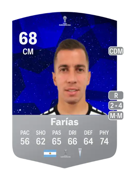 EA FC 24 Agustín Farías 68