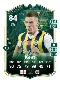 Ryan Kent Winter Wildcards 84 Overall Rating