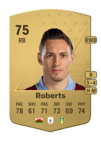 Connor Roberts Common 75 Overall Rating