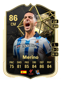 Merino Team of the Week 86 Overall Rating