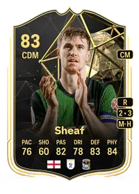 Ben Sheaf Team of the Week 83 Overall Rating