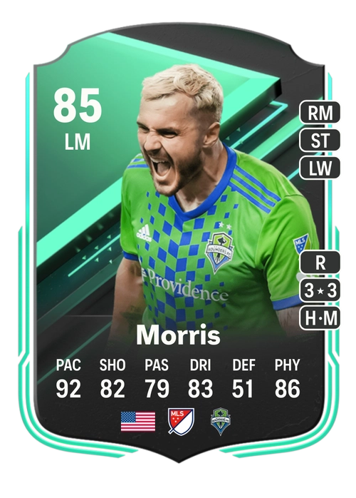 EA FC 24 Jordan Morris 85