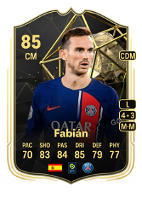 Fabián Team of the Week 85 Overall Rating