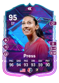 Christen Press Flashback Player 95 Overall Rating