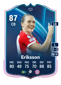 Magdalena Eriksson UWCL Road to the Knockouts 87 Overall Rating