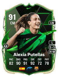 Alexia Putellas Nike 91 Overall Rating