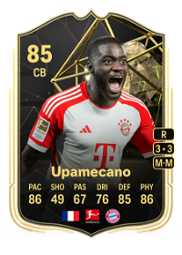 Dayot Upamecano Team of the Week 85 Overall Rating