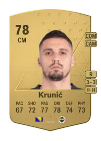 Rade Krunić Common 78 Overall Rating