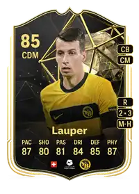 Sandro Lauper Team of the Week 85 Overall Rating