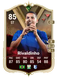 Rivaldinho Ultimate Dynasties 85 Overall Rating