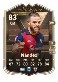 Nahitan Nández Centurions 83 Overall Rating