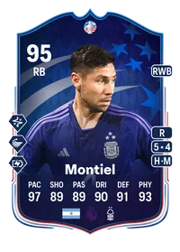 Gonzalo Montiel Copa América Make Your Mark Plus 95 Overall Rating