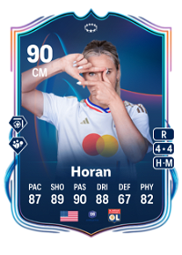 Lindsey Horan UWCL Road to the Final 90 Overall Rating