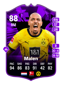 Donyell Malen FC Pro Live 88 Overall Rating