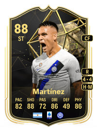 Lautaro Martínez Team of the Week 88 Overall Rating