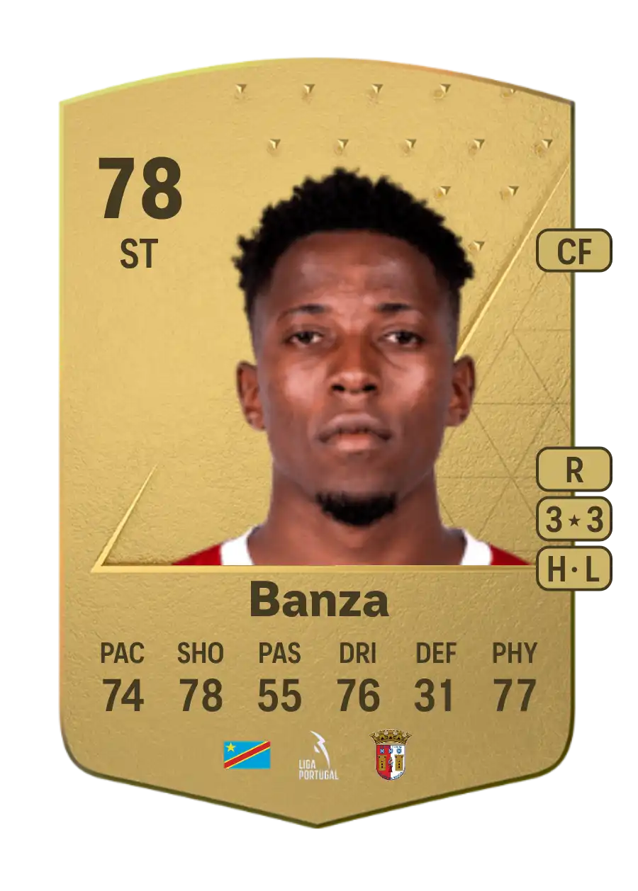 Simon Banza Common 78 Overall Rating