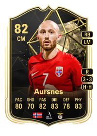 Fredrik Aursnes Team of the Week 82 Overall Rating