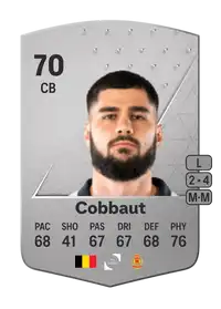 Elias Cobbaut Common 70 Overall Rating