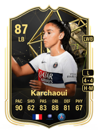 Sakina Karchaoui Team of the Week 87 Overall Rating