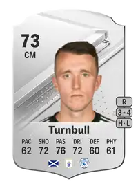 David Turnbull Rare 73 Overall Rating