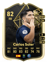 Carlos Soler Team of the Week 82 Overall Rating