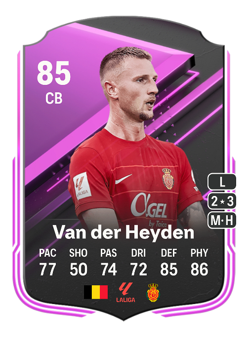 EA FC 24 Siebe Van der Heyden 85