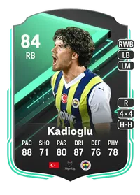 Ferdi Kadioglu SQUAD FOUNDATIONS 84 Overall Rating