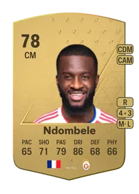 Tanguy Ndombele Common 78 Overall Rating