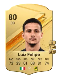 Luiz Felipe Rare 80 Overall Rating