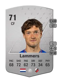 Sam Lammers Common 71 Overall Rating