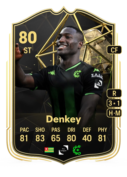 EA FC 24 Kévin Denkey 80