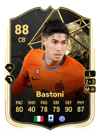 Alessandro Bastoni Team of the Week 88 Overall Rating