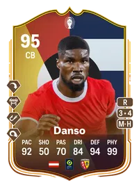 Kevin Danso UEFA EURO Make Your Mark Plus 95 Overall Rating