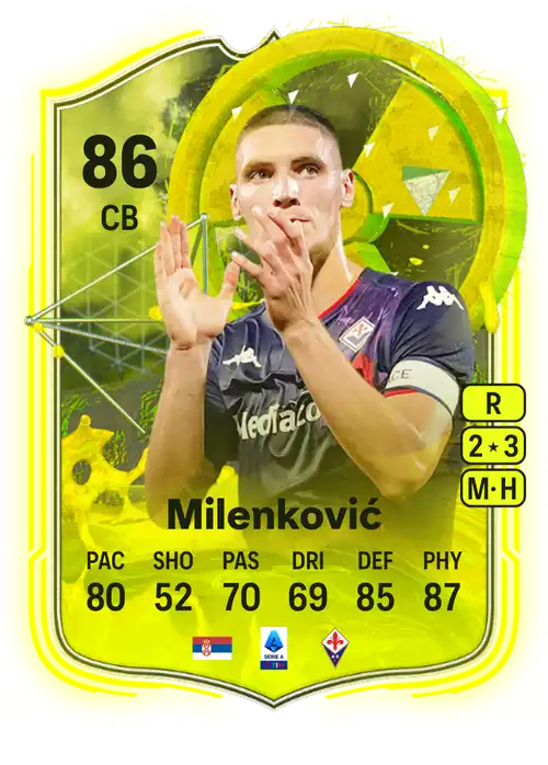 EA FC 24 Nikola Milenković 86