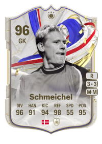 Peter Schmeichel Greats of the Game Icon 96 Overall Rating