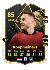 Teun Koopmeiners Team of the Week 85 Overall Rating