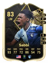 Emmanuel Sabbi Team of the Week 83 Overall Rating