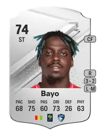 Mohamed Bayo Rare 74 Overall Rating