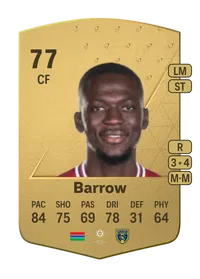 Musa Barrow Common 77 Overall Rating