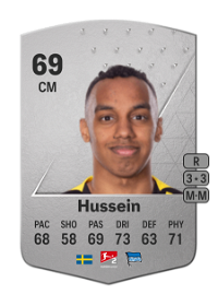 Bilal Hussein Common 69 Overall Rating