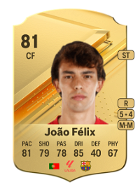 João Félix Rare 81 Overall Rating