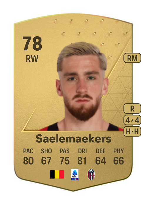 EA FC 24 Alexis Saelemaekers 78