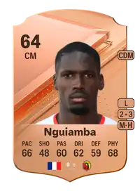 Aurélien Nguiamba Rare 64 Overall Rating